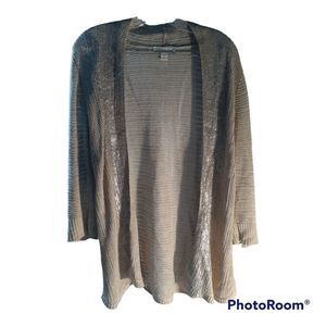 🎀 Coldwater Creek Open Sweater Cardigan Sz 8